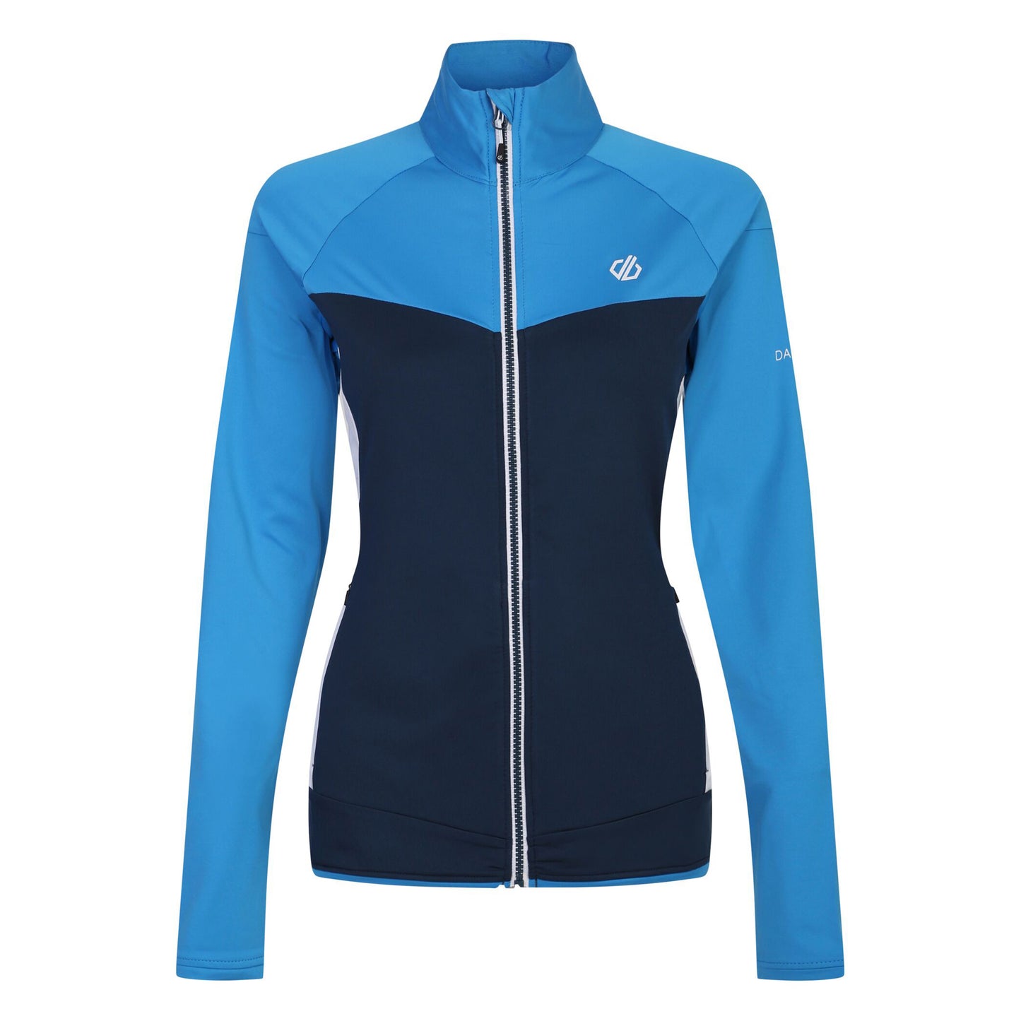 Moonlight Denim-Swedish Blue - Front - Dare 2B Womens-Ladies Elation II Core Stretch Recycled Fleece