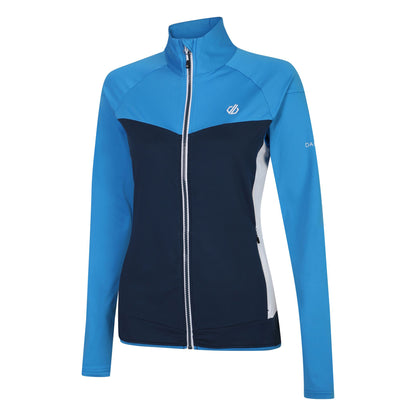 Moonlight Denim-Swedish Blue - Back - Dare 2B Womens-Ladies Elation II Core Stretch Recycled Fleece