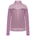 Dusty lavender-Lupine lavender - Front - Dare 2B Womens-Ladies Elation II Core Stretch Recycled Fleece