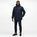Navy - Back - Regatta Mens Palben Waterproof Parka