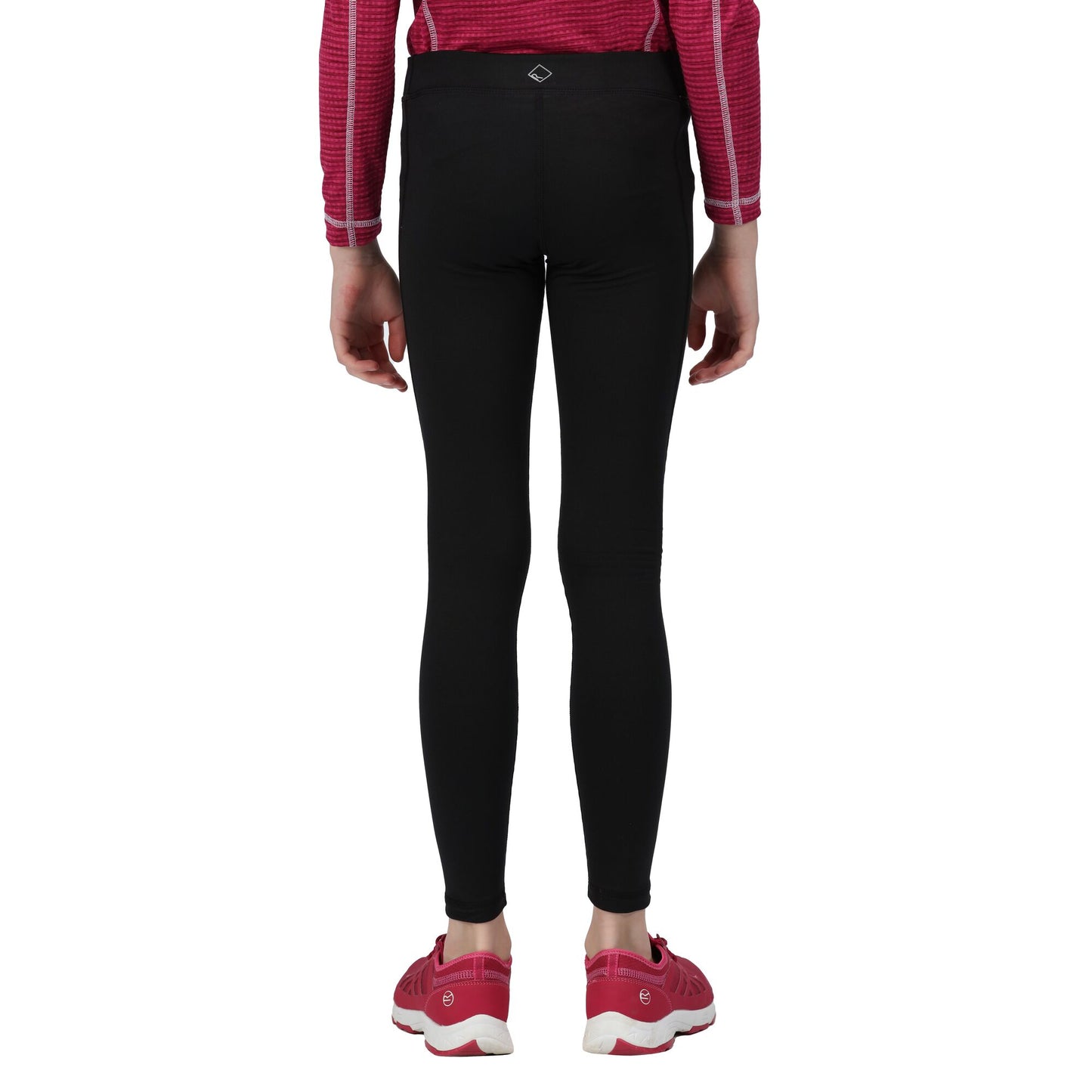 Black - Lifestyle - Regatta Childrens-Kids Barlia Winter Leggings