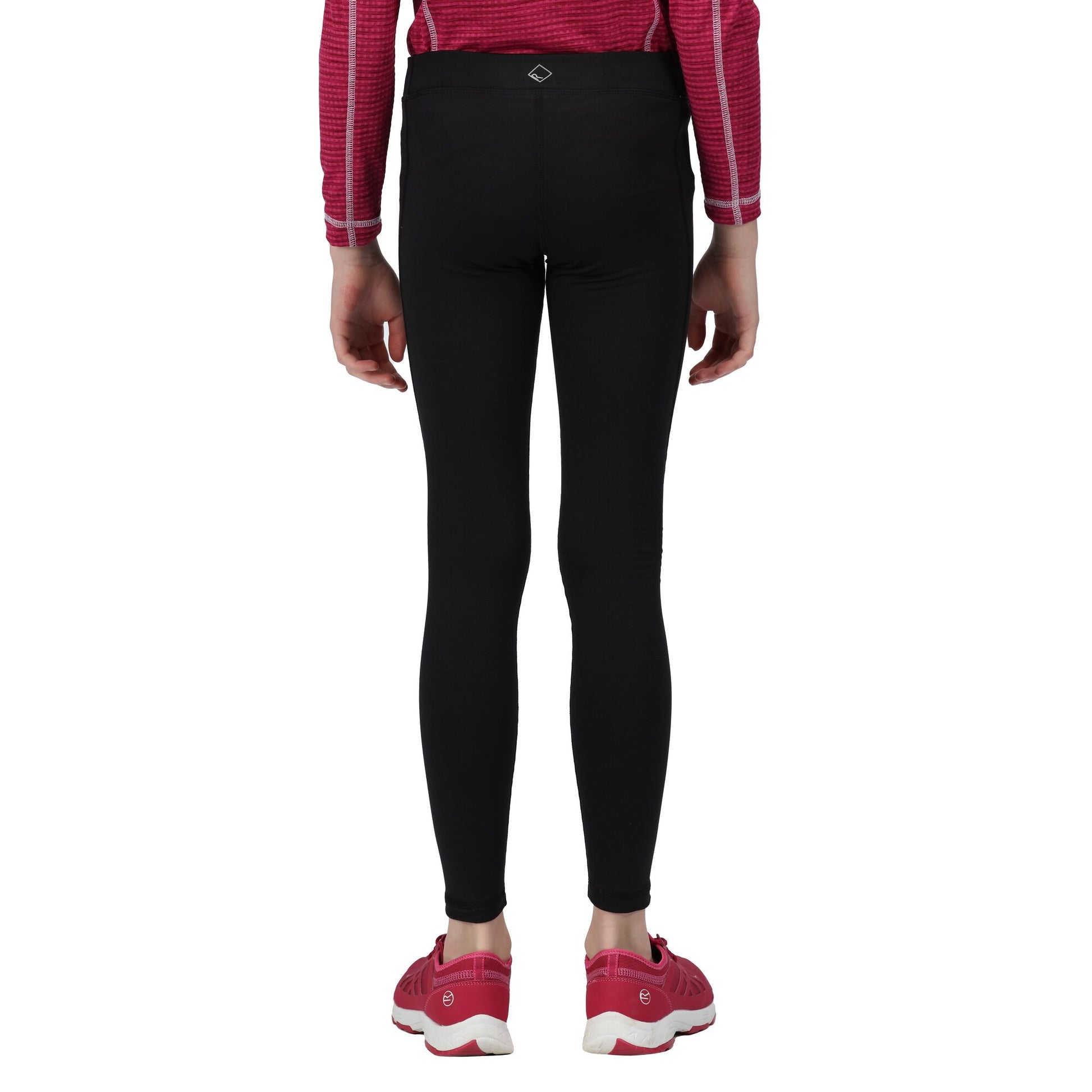 Black - Lifestyle - Regatta Childrens-Kids Barlia Winter Leggings