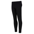 Black - Close up - Regatta Childrens-Kids Barlia Winter Leggings