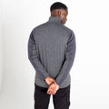 Charcoal Grey Marl-Ebony - Lifestyle - Dare 2B Mens Core Stretch Full Zip Thermal Top