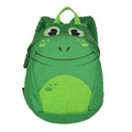 Green - Front - Regatta Childrens-Kids Roary Animal Frog Backpack