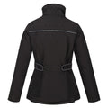 Black High Shine - Back - Regatta Womens-Ladies Linnette Waterproof Padded Jacket