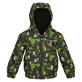 Dark Khaki - Front - Regatta Childrens-Kids Muddy Puddle Padded Jacket
