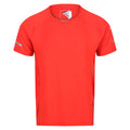Fiery Red - Front - Regatta Mens Highton Pro Logo T-Shirt