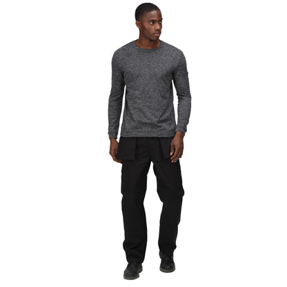 Black - Back - Regatta Professional Mens Cargo Trousers