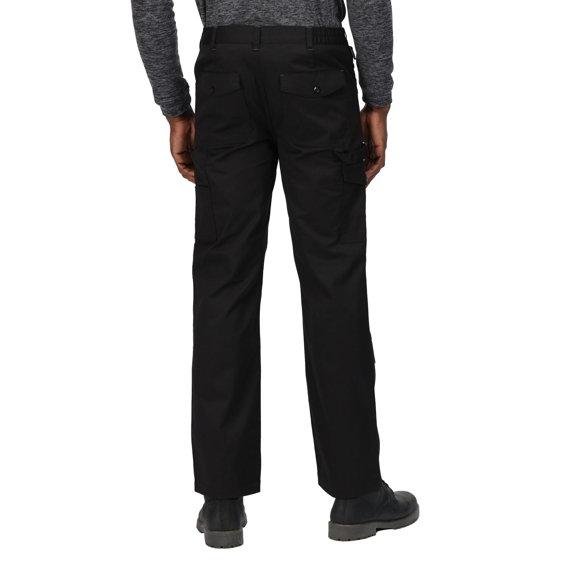 Black - Lifestyle - Regatta Professional Mens Cargo Trousers