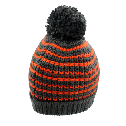 Amber Glow-Ebony Grey - Side - Regatta Unisex Adult Headstart Beanie