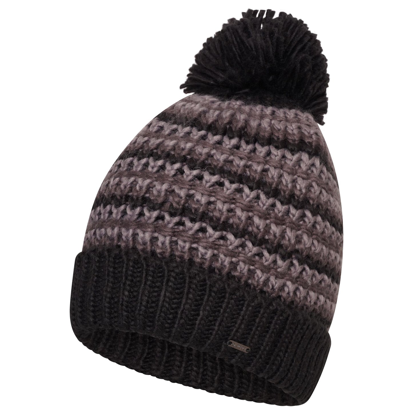 Black-Ebony Grey - Back - Regatta Unisex Adult Headstart Beanie