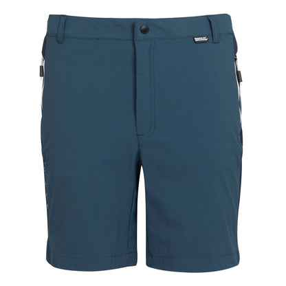 Moonlight Denim-Navy - Front - Regatta Mens Mountain II Shorts