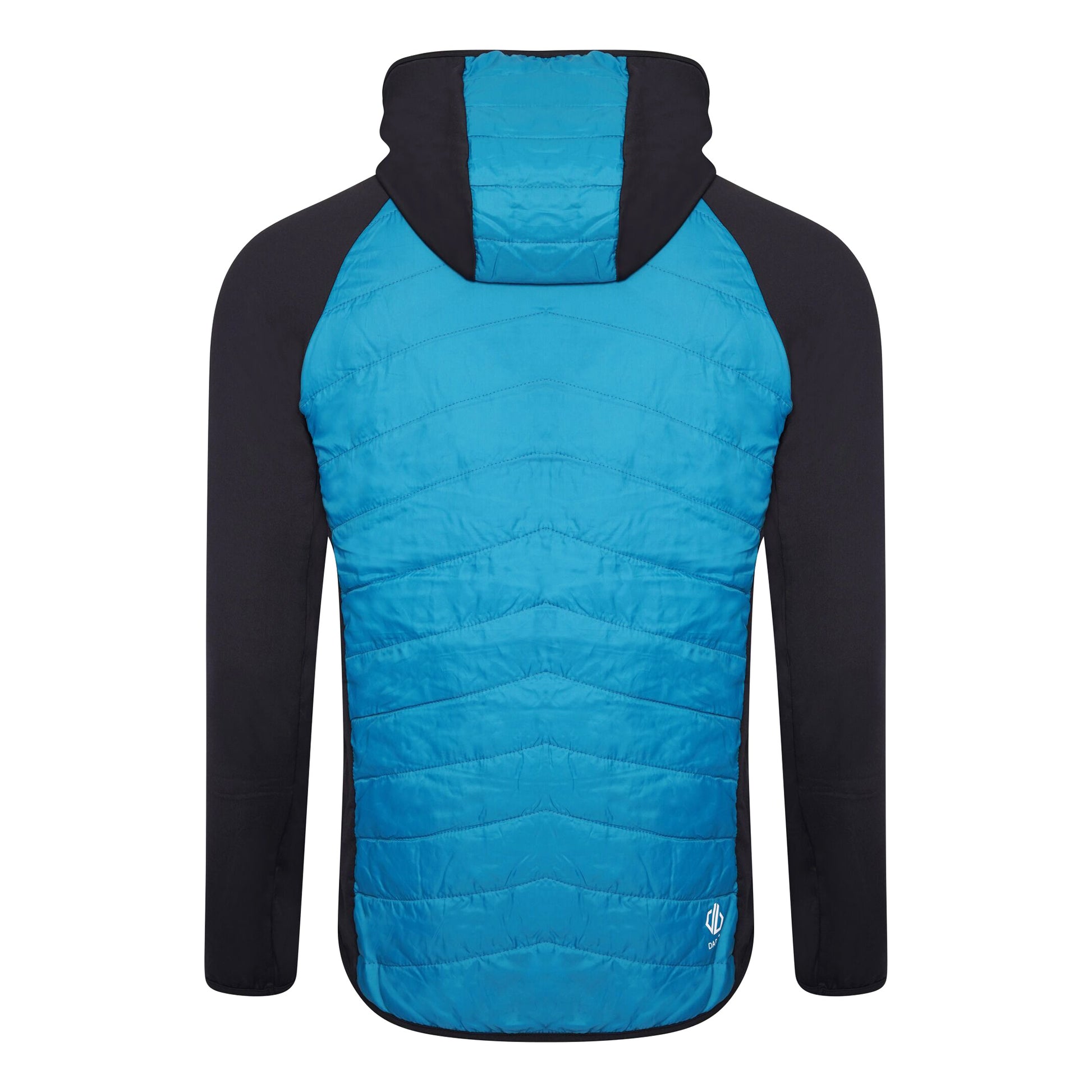 Black-Fjord Blue - Back - Dare 2B Mens Mountaineer Wool Hybrid Jacket