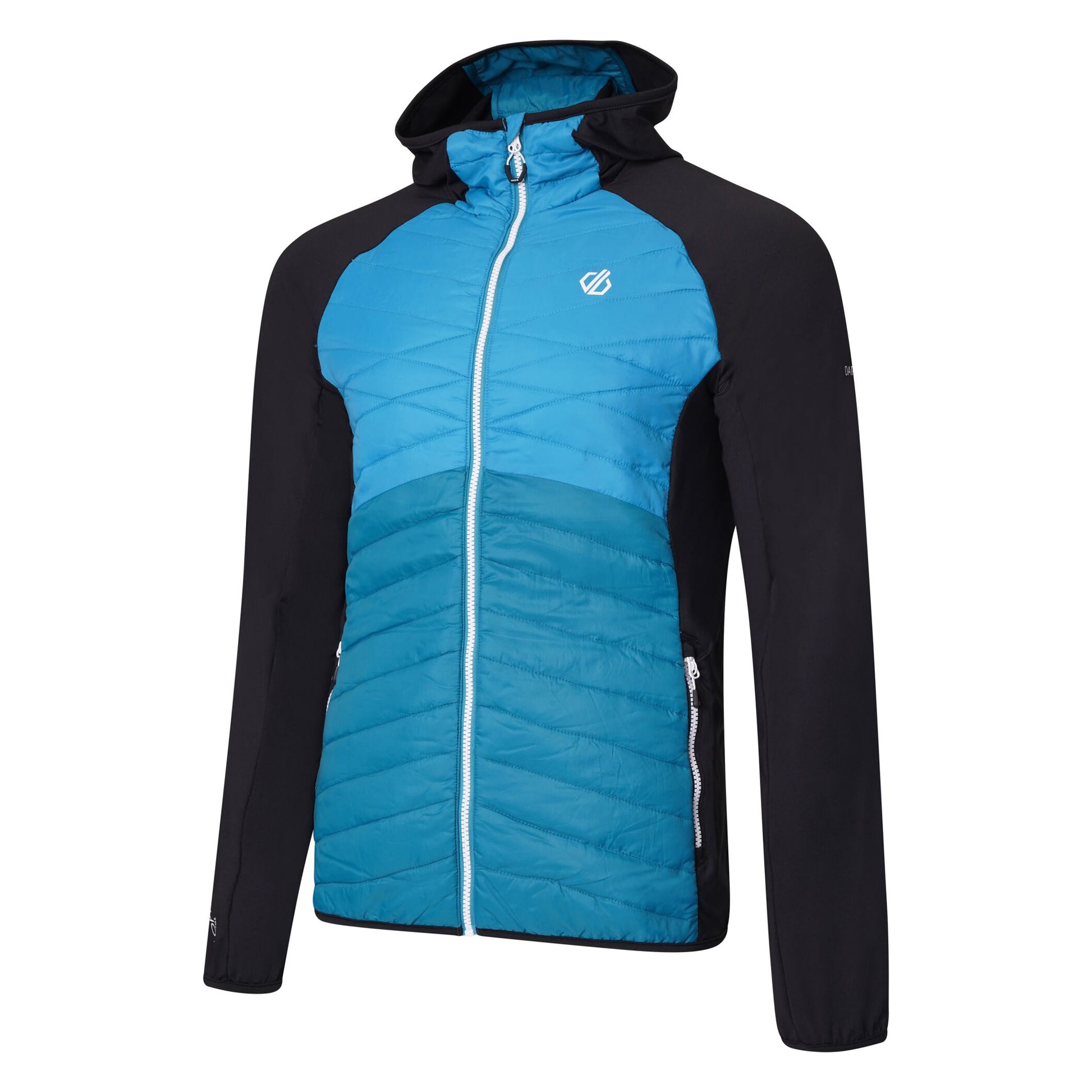 Black-Fjord Blue - Pack Shot - Dare 2B Mens Mountaineer Wool Hybrid Jacket