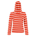 Crayon-White - Front - Regatta Womens-Ladies Maelys Stripe Hoodie