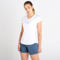 White - Back - Dare 2B Womens-Ladies Moments II Plants T-Shirt