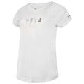White - Close up - Dare 2B Womens-Ladies Moments II Plants T-Shirt