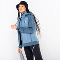 Bluestone-Orion Grey - Side - Dare 2B Womens-Ladies Veritas Era Recycled Waterproof Jacket