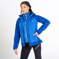Stellar Blue-Space Blue - Lifestyle - Dare 2B Womens-Ladies Veritas Era Recycled Waterproof Jacket