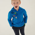 Imperial Blue - Side - Regatta Childrens-Kids Peppa Pig Hoodie