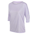 Pastel Lilac - Side - Regatta Womens-Ladies Pulser II 3-4 Sleeve T-Shirt