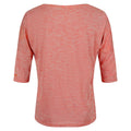Neon Peach - Back - Regatta Womens-Ladies Pulser II 3-4 Sleeve T-Shirt