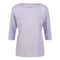 Pastel Lilac - Front - Regatta Womens-Ladies Pulser II 3-4 Sleeve T-Shirt