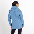Bluestone - Close up - Dare 2B Womens-Ladies Already Recycled Waterproof Jacket