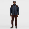 Navy - Back - Regatta Mens Padbury Quilted Jacket