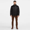 Black - Back - Regatta Mens Padbury Quilted Jacket