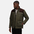 Dark Khaki - Lifestyle - Regatta Mens Padbury Quilted Jacket