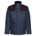 Navy - Front - Regatta Mens Padbury Quilted Jacket