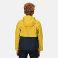 Yellow Gold-Navy - Lifestyle - Regatta Childrens-Kids Hywell Waterproof Jacket