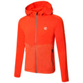 Bright Salmon - Side - Dare 2B Childrens-Kids Hastily Core Stretch Recycled Midlayer