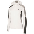 White-Charcoal Grey Marl - Side - Dare 2B Womens-Ladies Convey Core Stretch Recycled Jacket