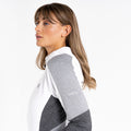 White-Charcoal Grey Marl - Pack Shot - Dare 2B Womens-Ladies Convey Core Stretch Recycled Jacket