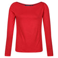 Miami Red - Front - Regatta Womens-Ladies Lakeisha Long-Sleeved T-Shirt