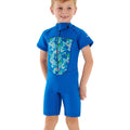 Imperial Blue - Front - Regatta Childrens-Kids Peppa Pig Camo Wetsuit