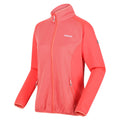Neon Peach - Close up - Regatta Womens-Ladies Highton II Two Tone Full Zip Fleece Jacket