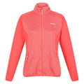 Neon Peach - Front - Regatta Womens-Ladies Highton II Two Tone Full Zip Fleece Jacket