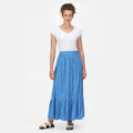 Sonic Blue - Back - Regatta Womens-Ladies Hadriana Ditsy Print Maxi Skirt