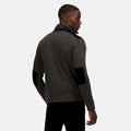 Black - Side - Regatta Mens Holbeck Half Zip Fleece Top