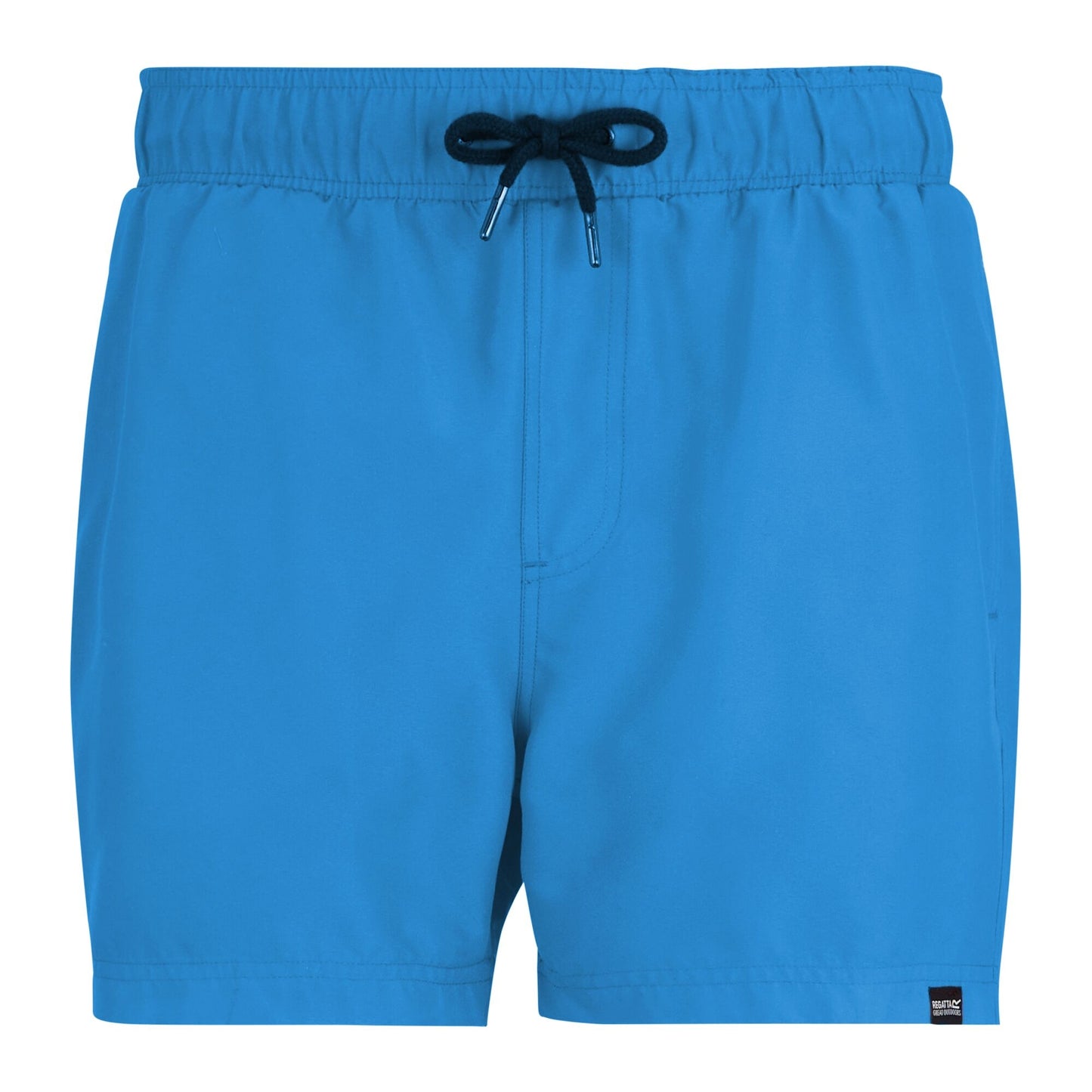 Sonic Blue-Navy - Front - Regatta Mens Mawson II Swim Shorts