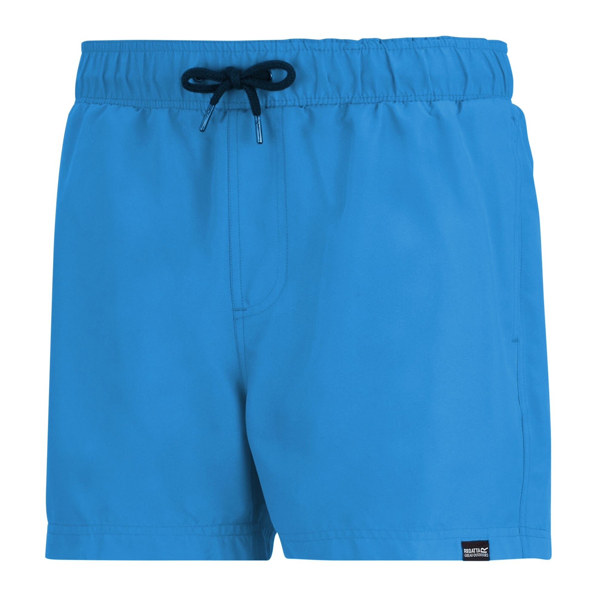 Sonic Blue-Navy - Side - Regatta Mens Mawson II Swim Shorts