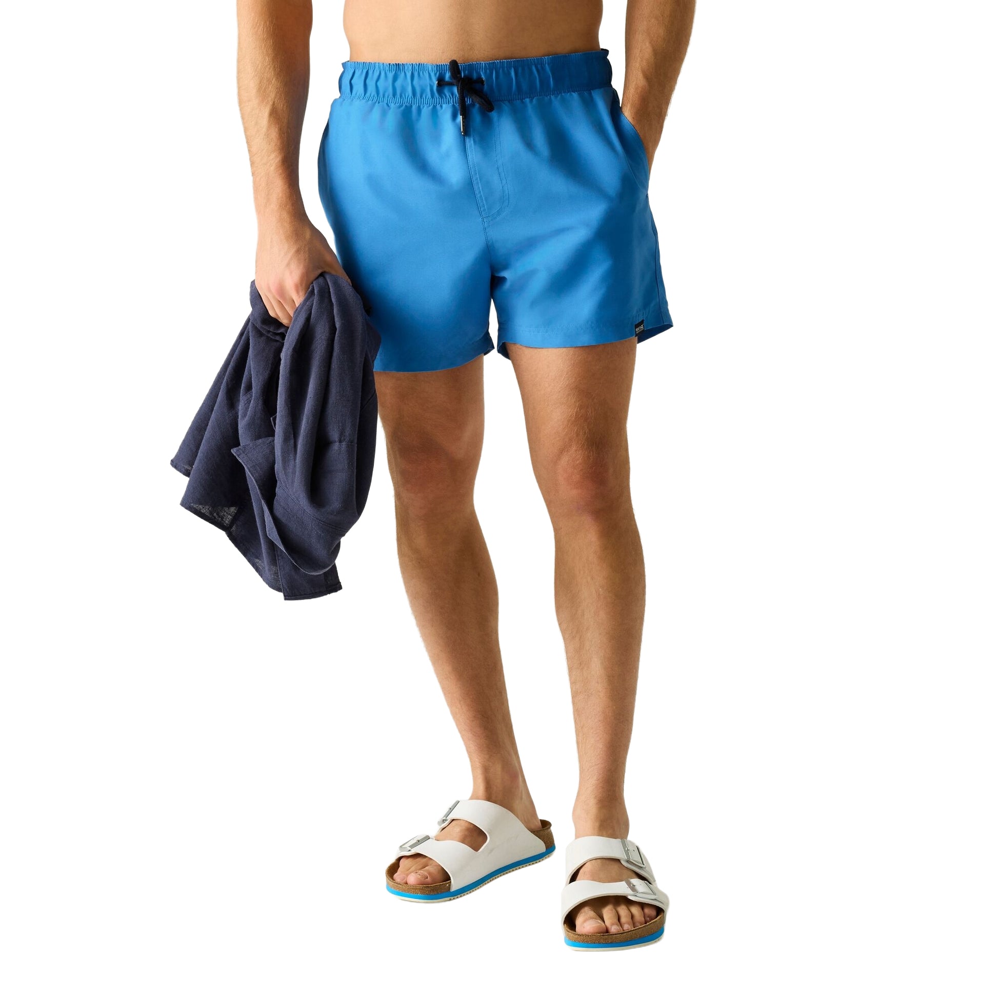 Sonic Blue-Navy - Lifestyle - Regatta Mens Mawson II Swim Shorts
