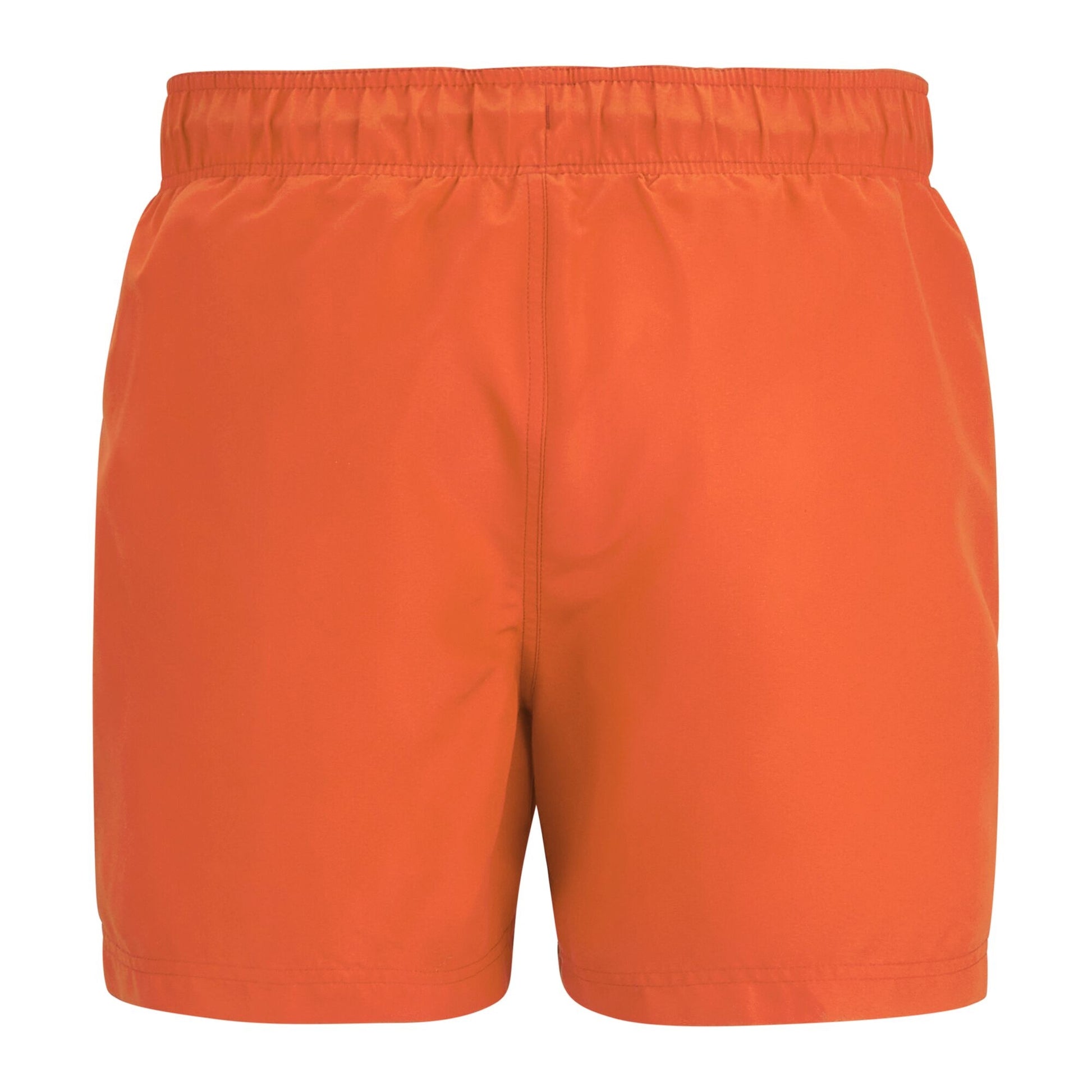 Tigerlily Orange-Sonic Blue - Back - Regatta Mens Mawson II Swim Shorts