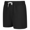 Black - Side - Regatta Mens Mawson II Swim Shorts