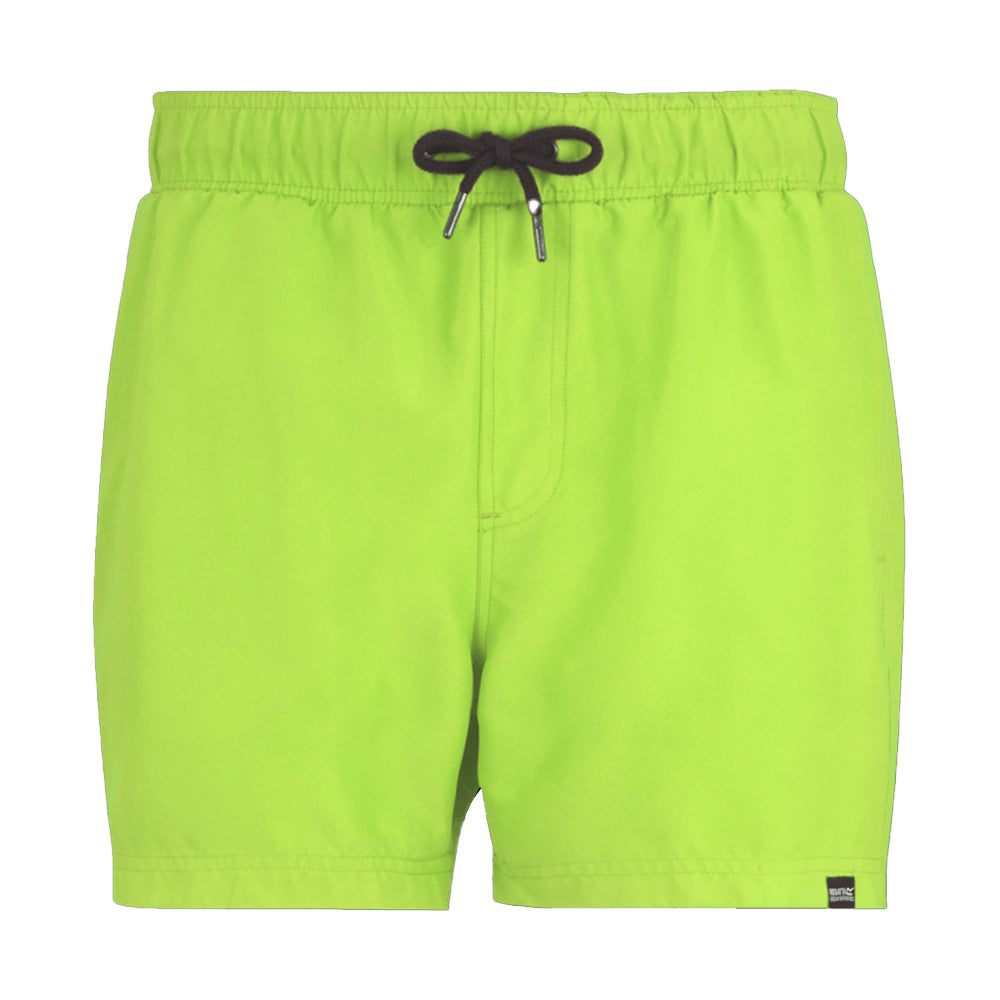 Sharp Green-Navy - Front - Regatta Mens Mawson II Swim Shorts