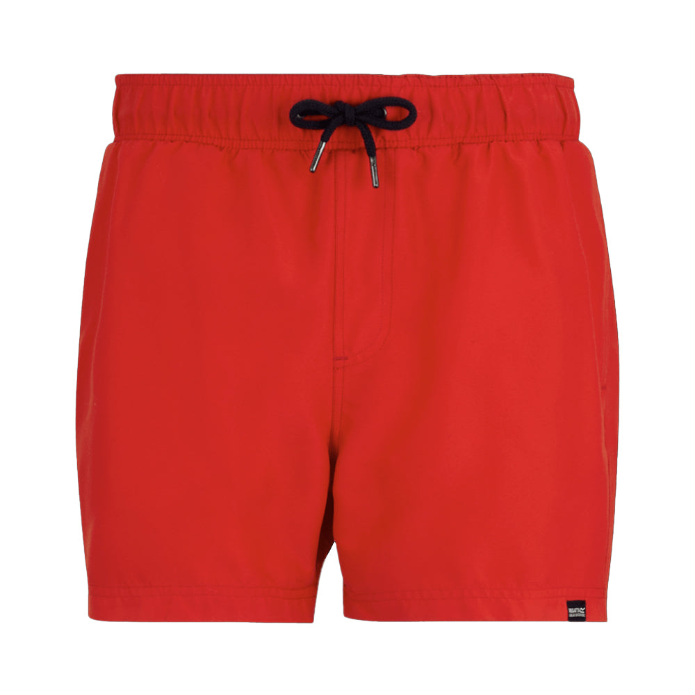 Poppy-Navy - Front - Regatta Mens Mawson II Swim Shorts